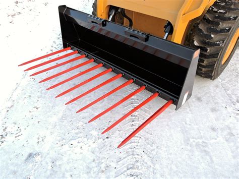 skid steer loader manure tine for sale|skid steer debris forks.